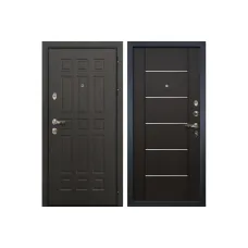 Входная металлическая дверь Лекс 8 Сенатор Венге с Молдингом (панель№24)