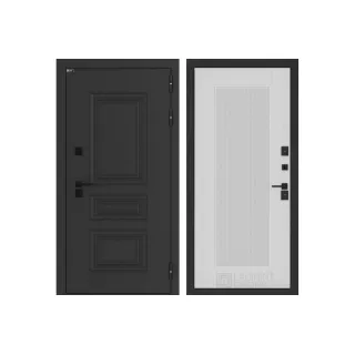 Входная дверь Аляска Лайт 30 - Белый рельеф софт