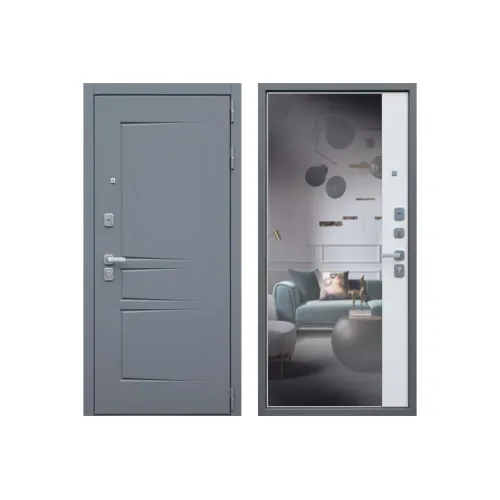 Входная металлическая дверь АСД Челси с зеркалом 